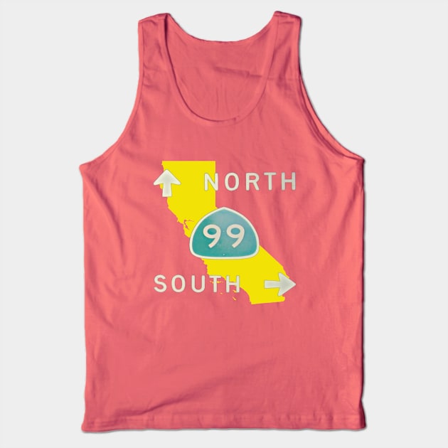 California State Route 99 Tank Top by beejay559